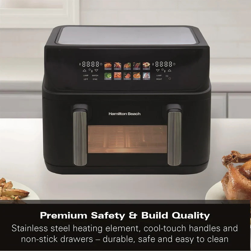 Hamilton Beach FlexiZone 10L Dual Air Fryer