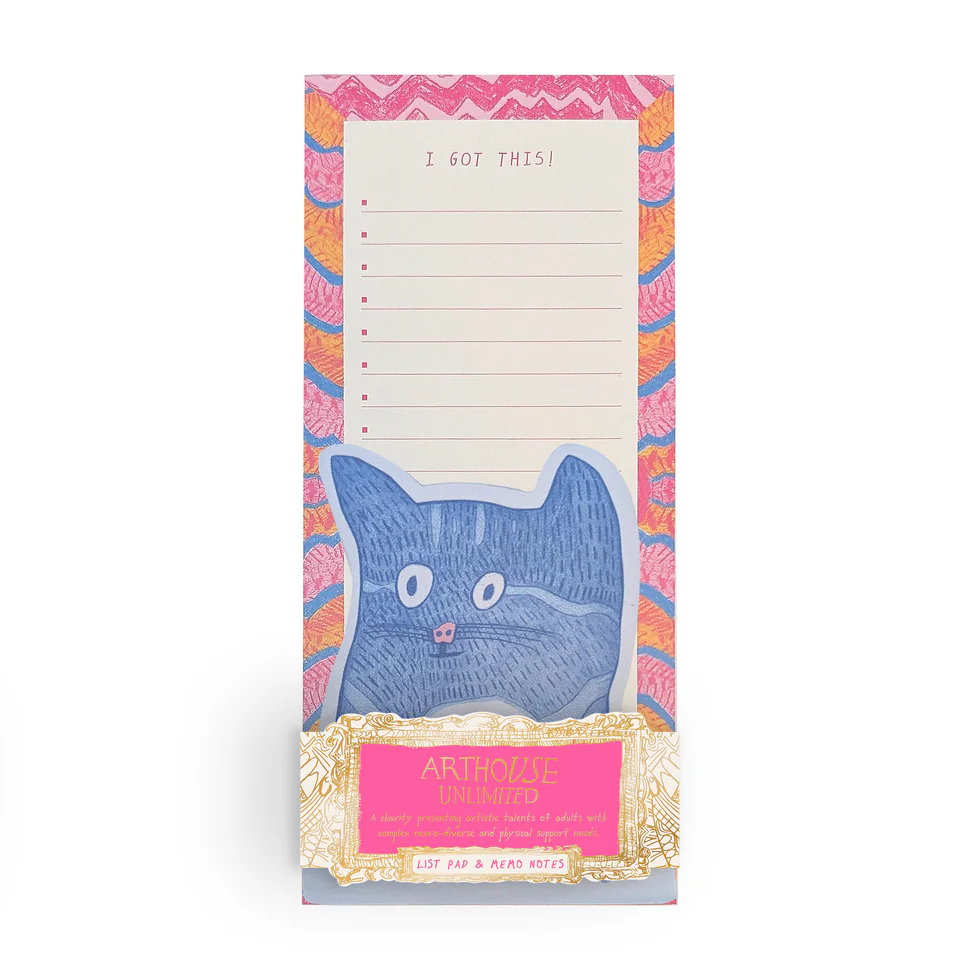 Arthouse Unlimited Memo Pad & Sticky Note Set - Miaow For Now