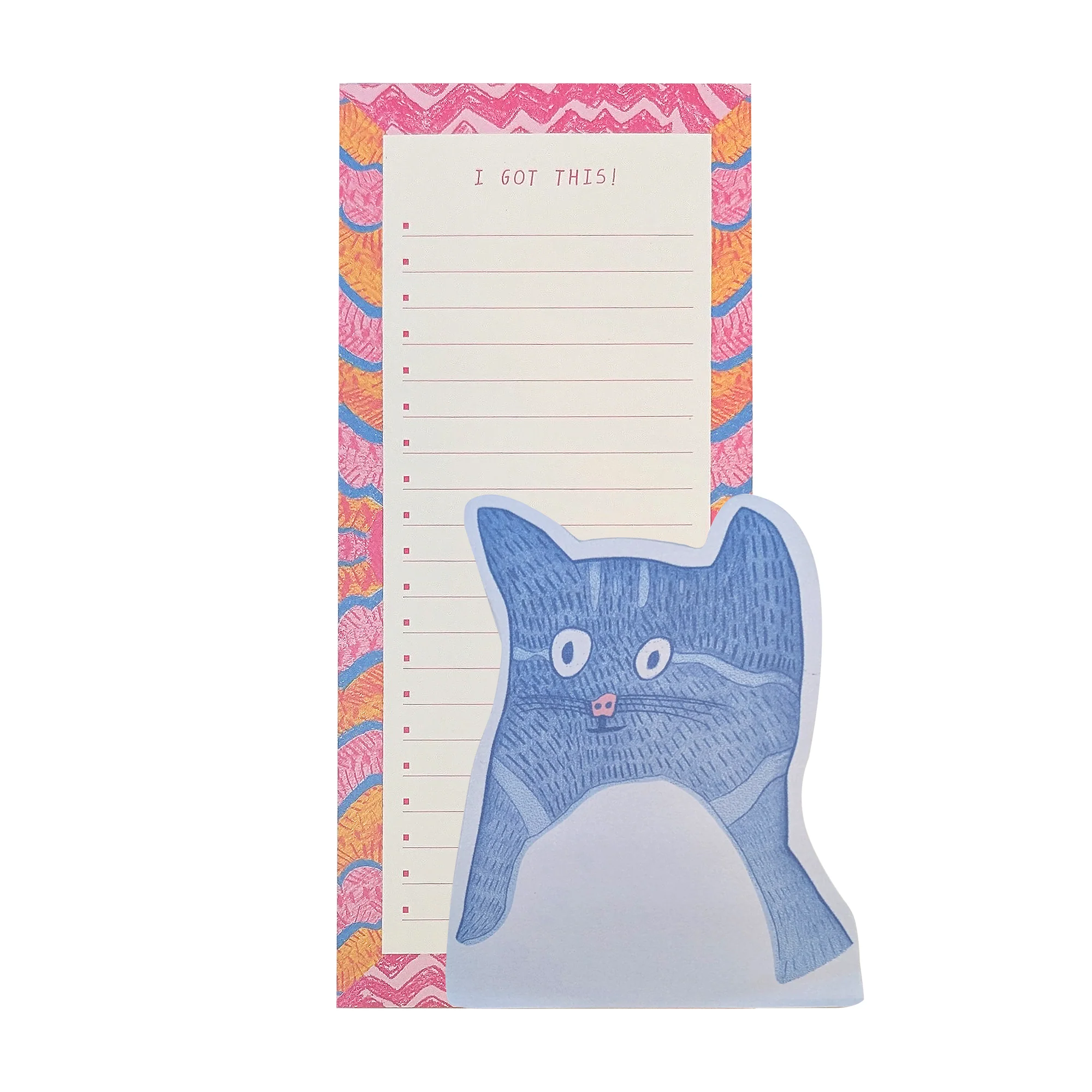 Arthouse Unlimited Memo Pad & Sticky Note Set - Miaow For Now