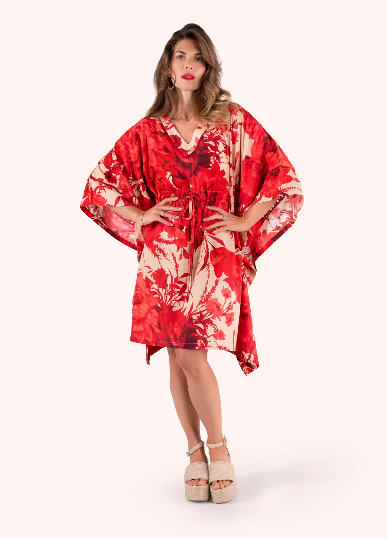 Powder Beach Cover Up - Rouge Blooms