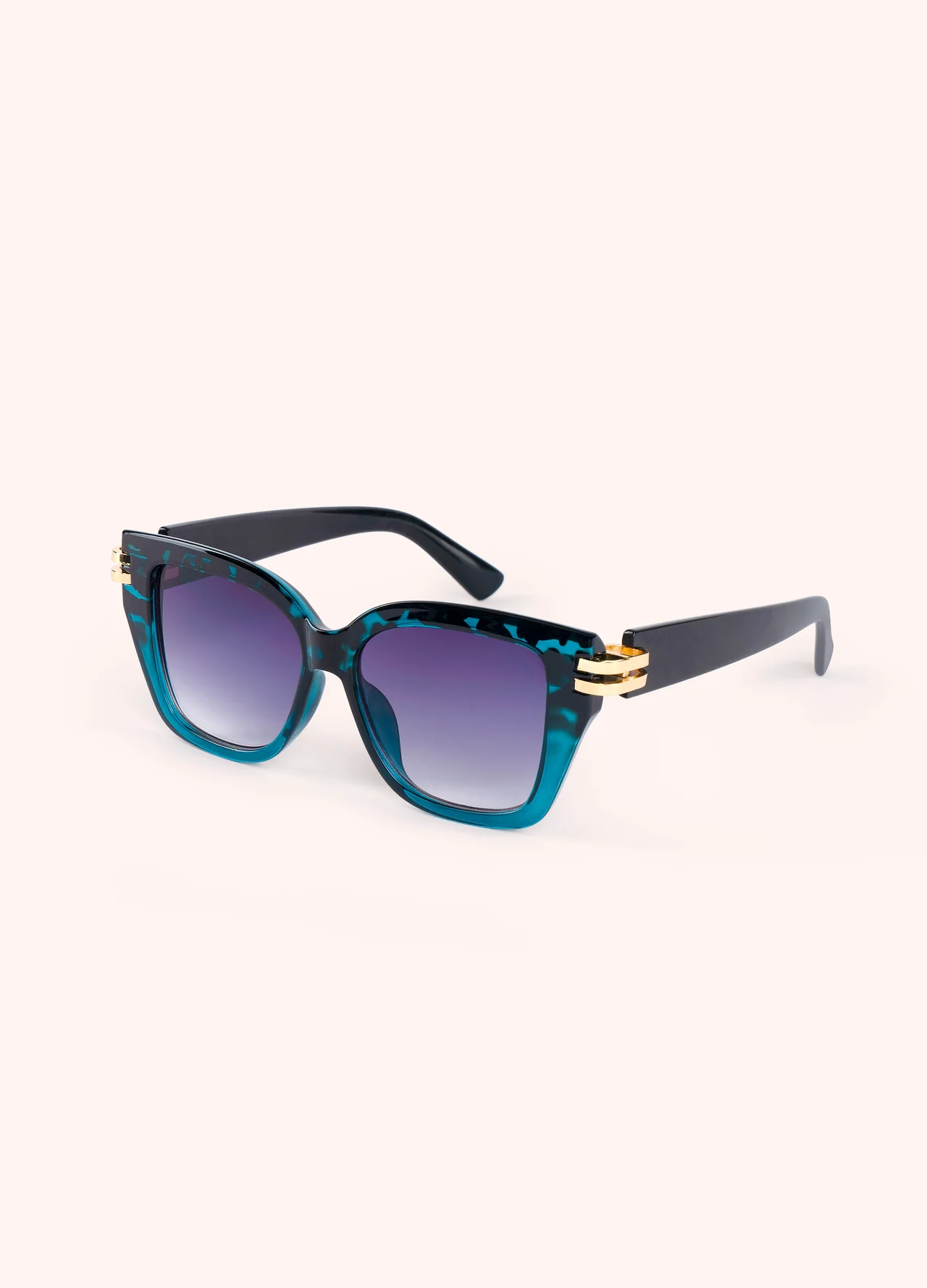 Powder Philomena Sunglasses - Teal/Tortoiseshell