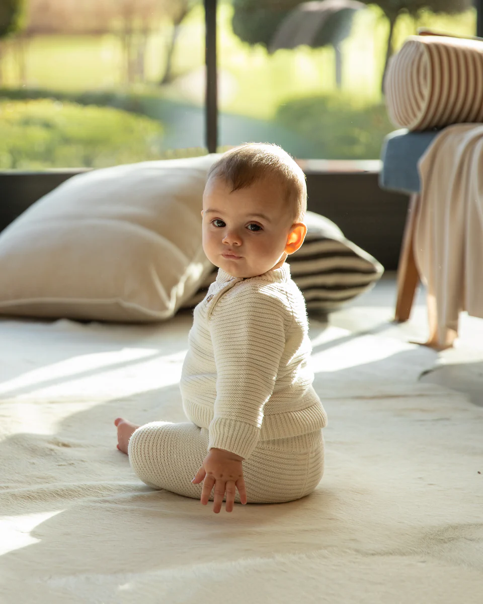 Chalk Pony Set Off White 3-6months