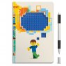 LEGO Stationery Reclaim & Recycle Dotted Notebook With Gel Pen - Thoughts
