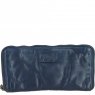 Ashwood Leather Vintage Purse - Navy D100