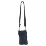 Ashwood Leather Crossbody Smartphone Bag - Navy D99