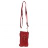 Ashwood Leather Crossbody Smartphone Bag - Red D99