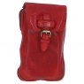 Ashwood Leather Crossbody Smartphone Bag - Red D99