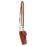 Ashwood Leather Crossbody Smartphone Bag - Tan D99