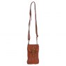 Ashwood Leather Crossbody Smartphone Bag - Tan D99