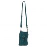 Ashwood Leather Crossbody Smartphone Bag - Teal D99