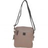 Fenland Canvas & Leather Crossbody Bag - Mud/Grey FEN752