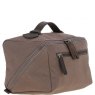 Fenland Canvas & Leather Wash Bag - Mud/Grey FEN759