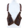 Fenland England Trailmark Chest Utility Pouch Set - Brandy/Green FEN761