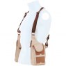 Fenland England Trailmark Chest Utility Pouch Set -  Tan/Cream FEN761