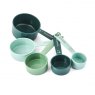 KitchenCraft 5pc Measuring Cup Set - Green & Blue