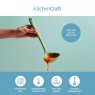 KitchenCraft Silicone Ladle - Green