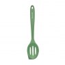 KitchenCraft Silicone Slotted Mixing Spoon - Green