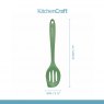 Kitchen Craft KitchenCraft Silicone Slotted Mixing Spoon - Green