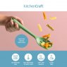 Kitchen Craft KitchenCraft Silicone Slotted Mixing Spoon - Green