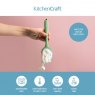 KitchenCraft Silicone Scraper Spatula - Green