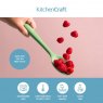KitchenCraft Silicone Spoon - Green