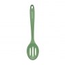 KitchenCraft Silicone Slotted Spoon - Green