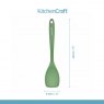 KitchenCraft Silicone Spoon Spatula - Green