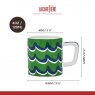 La Cafetière Ceramic Espresso Cup Green Cyan Tides 120ml