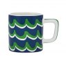 La Cafetière Ceramic Espresso Cup - Blue Cyan Tides 120ml