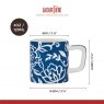 La Cafetière Ceramic Espresso Cup - Blue Blu Fiorato 120ml