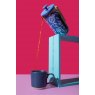 La Cafetière Pisa 8 Cup 1L Stainless Steel Cafetiere - Blu Fiorato