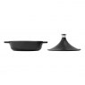 MasterClass 4L Cast Aluminium Tagine with Self Basting and Cone Lid - Black