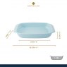 MasterClass Ceramic Roaster with Easy-Grip Handles - Sky Blue