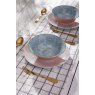 Mikasa Mikasa Grey Floral Stoneware Ramen Bowl 21cm