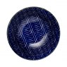 Mikasa Indigo Chevron Stoneware Ramen Bowl 21cm