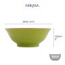 Mikasa Green and Blue Geometric Stoneware Ramen Bowl 21cm