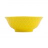 Mikasa Yellow and Blue Geometric Stoneware Ramen Bowl 21cm