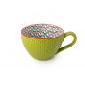 Mikasa Green and Blue Geometric Stoneware Mug 330ml