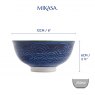 Mikasa Red and Blue Arc Stoneware Nibble Bowl 12cm