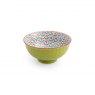 Mikasa Green and Blue Geometric Stoneware Nibble Bowl 12cm