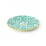 Mikasa Yellow and Blue Geometric Stoneware Side Plate 18cm