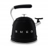 SMEG 50's Style Whistling Kettle - Black