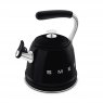SMEG 50's Style Whistling Kettle - Black