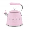 SMEG 50's Style Whistling Kettle - Pink
