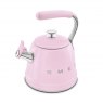 SMEG 50's Style Whistling Kettle - Pink