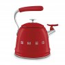 SMEG 50's Style Whistling Kettle - Red