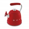 SMEG 50's Style Whistling Kettle - Red