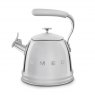 SMEG 50's Style Whistling Kettle - Stainless Steel