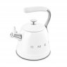 SMEG 50's Style Whistling Kettle - White