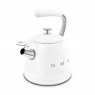 SMEG 50's Style Whistling Kettle - White